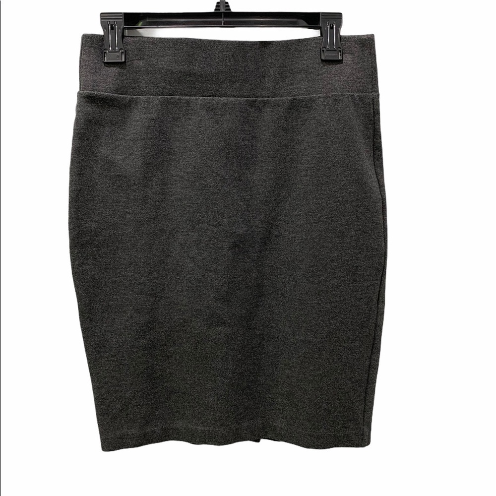 Gray Stretch Pencil Skirt INC Small